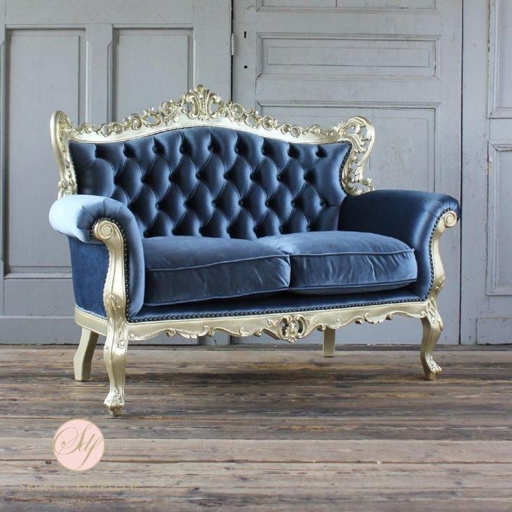 Symphony ベルベット 2人掛けソファ　ロココ Symphony ベルベット 2人掛けソファ ロココ Symphony ベルベット 2人