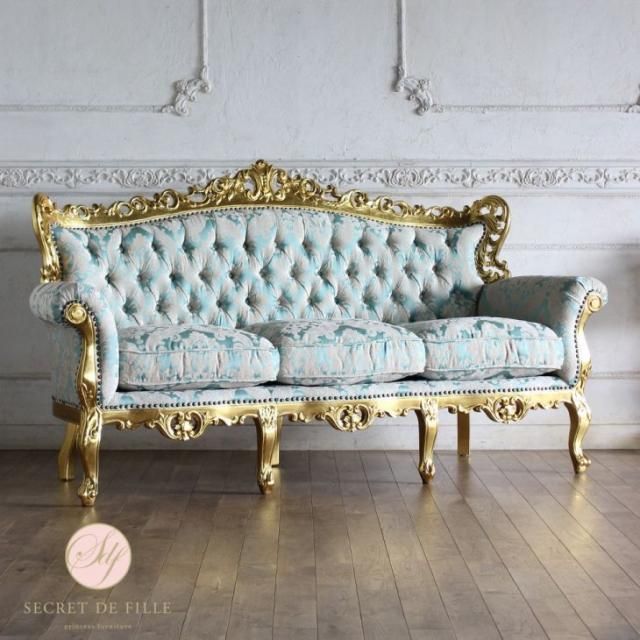 ロココ調ソファ - フレンチインテリア ソファ 専門店スクレドゥ