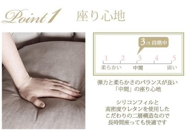 ヴィンセント チェスターフィールド ソファ 2人掛け　ダークグレーPUレザー(合皮) vc2p71k リプロ D 132*78*69