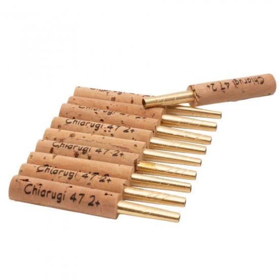 【専用】オーボエチューブGuercio d11/46 PG (金メッキ) ×3本 Chiarugi No.2+ 47mm 10本入り - Reed Net オーボエリード用品 専門店