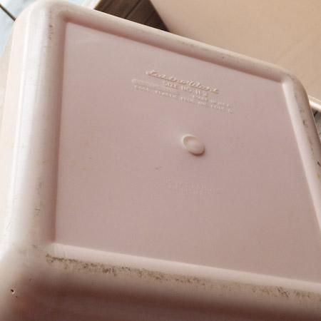 【最終値下げ】USAヴィンテージLustro wareキャニスター4点 ☆ラストロウェア ピンク×グレー キャニスター＆ブレッド