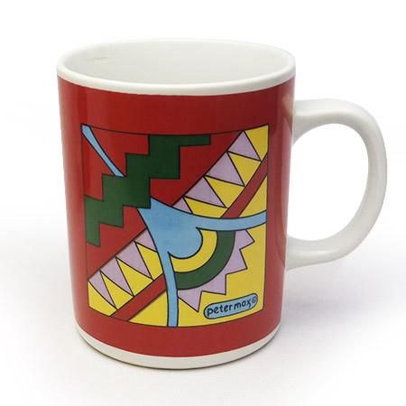 ➀ flower 70s 希少 ピーターマックス Peter MAX マグカップ 単品配送