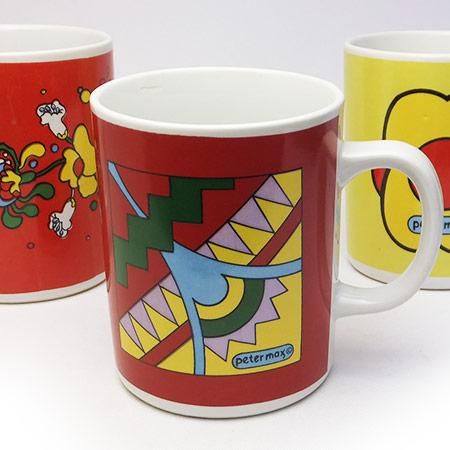 ピーター・マックス オリジナルマグカップです。