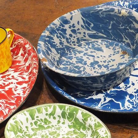 ☆グラニットウェア ヴィンテージホーローボウル（ブルー