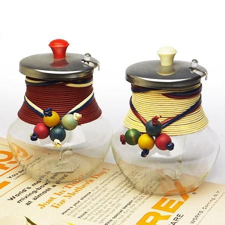 オールドパイレックス　PYREX リフ　ブラウン　4点セット オールドパイレックス PYREX リフ ブラウン 4点セット