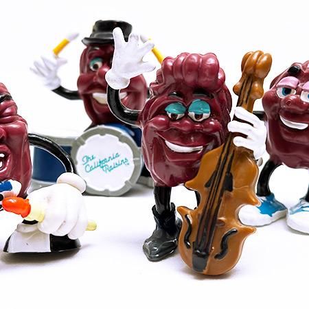 カルフォルニアレーズン　SUN-MAID レーズンキャラクター サンメイド社のカリフォルニアレーズンPVC 