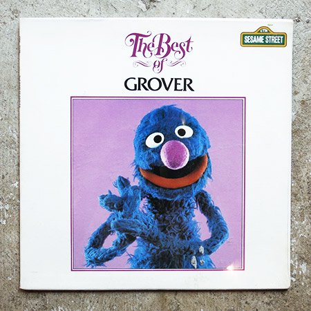 セサミストリート ヴィンテージレコード The Best Of Grover です