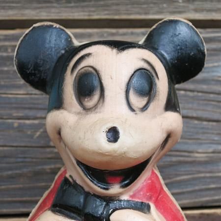 ヴィンテージ ミッキーマウスプラスチックフィギュアです。