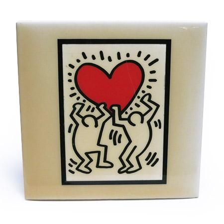 キースヘリング のセラミックタイルアートです キースヘリング のセラミックタイルアートです