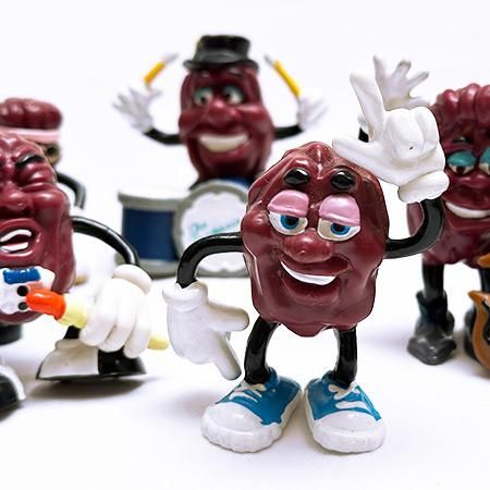 サンメイド社より、1986年に登場したカリフォルニアレーズンの
