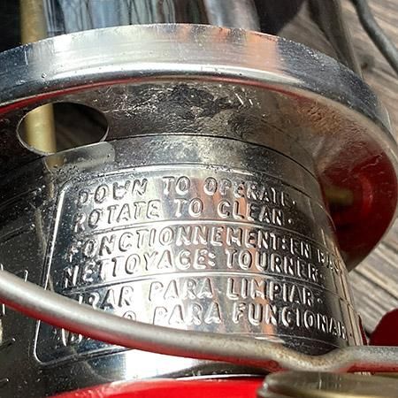 オールドコールマン ワンマントルランタン 335 CANADA レッド オールドコールマン ワンマントルランタン 335 CANADA レッド