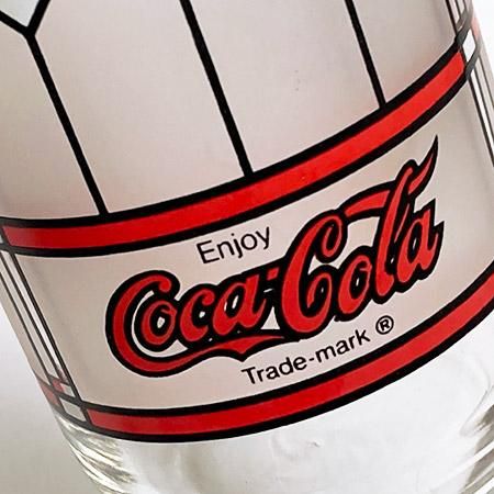 ☆Coca・Cola ステンドグラス調 すりガラスグラス