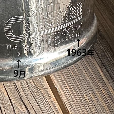 コールマン 247 CPR ランタン, NO TK-66(1963年9月製造)です。 コールマン 247 CPR ランタン, NO TK-66(1963年9月製造)です。