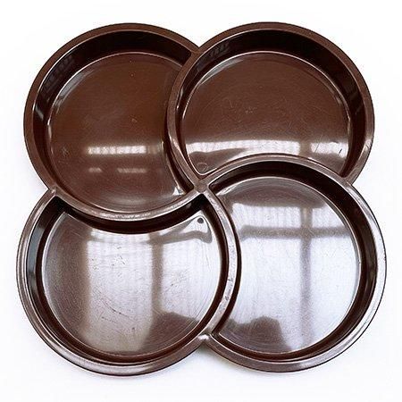 ヴィンテージダンスク社、スワール4コンパーメントグリーントレーです。