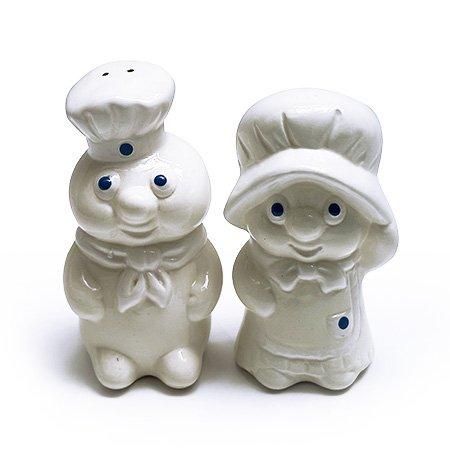 Doughboy Pillsbury ドゥボーイ ホーロー容器セット Pillsbury ドゥボーイ ソルト & ペッパーシェイカーセット です。