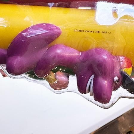 1990年代のバーニー&フレンズ バーニ フラッシュライトです。 にっこり