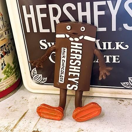 【レア】ハーシーズHershey’s陶器 フィギュア チョコ アドバタイジング レア】ハーシーズHershey's陶器 フィギュア チョコ アドバタイジング