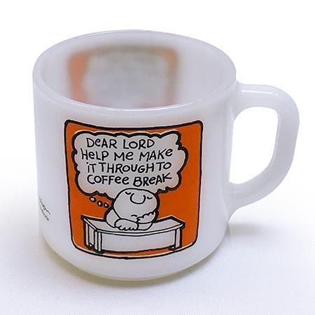 フェデラル社ジギーマグです。1970年代、ミルクガラス製。