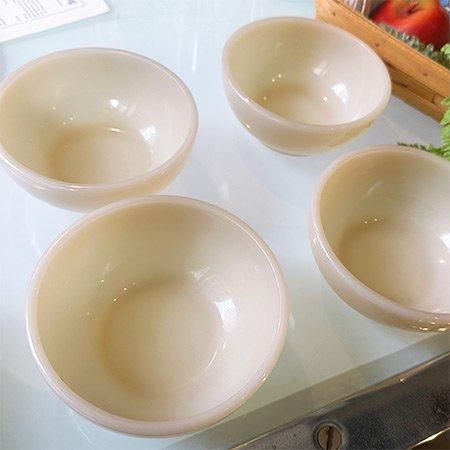 ファイヤーキング アイボリー チリボウル　2個セット ファイヤーキング アイボリーチリボウル