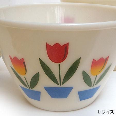 ファイヤーキング fireking チューリップ ミキシングボウルセット