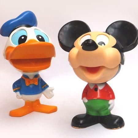 アメリカ　ヴィンテージ　トーキングトイ　５体セット　ミッキー　ドナルド アメリカ ヴィンテージ トーキングトイ 5体セット ミッキー