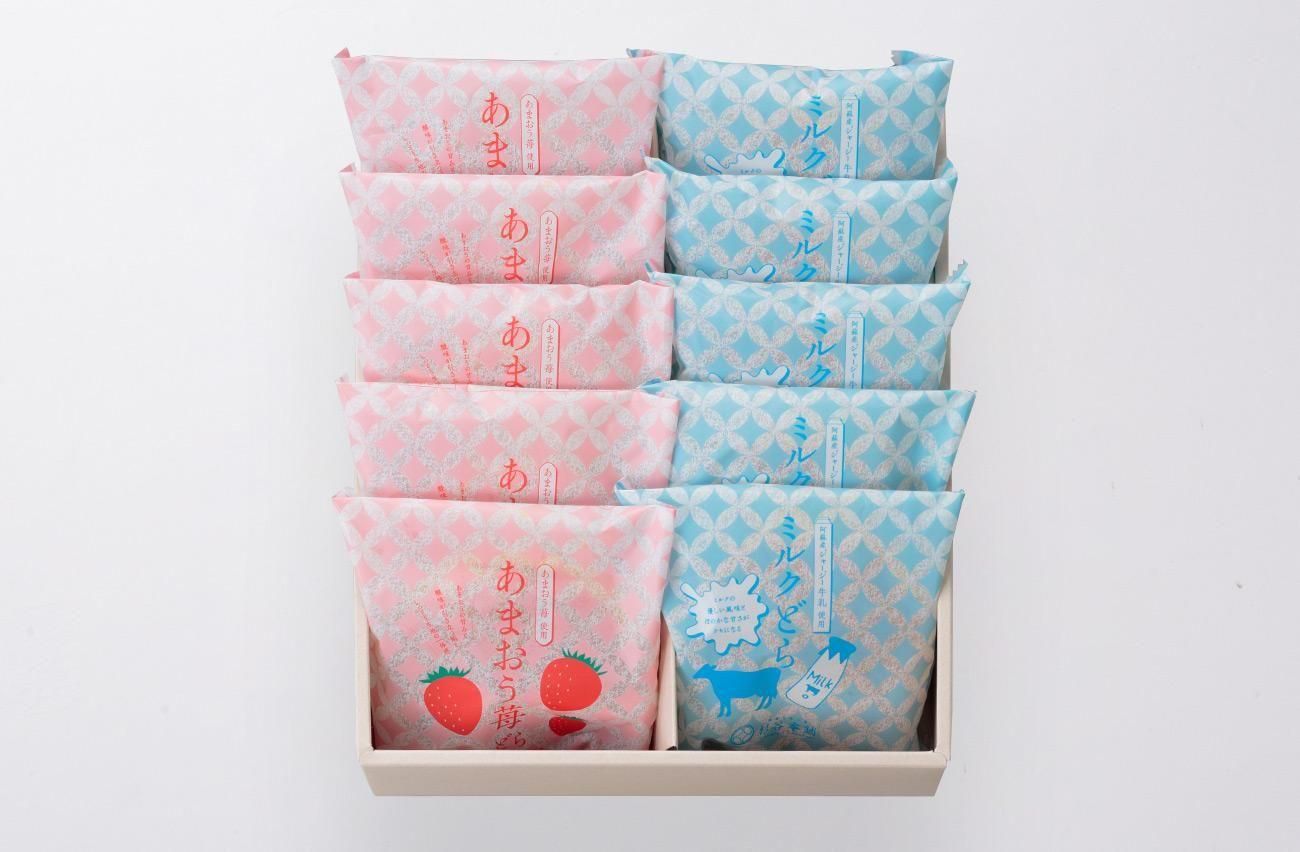 あまおう苺・ミルクどら詰合せ