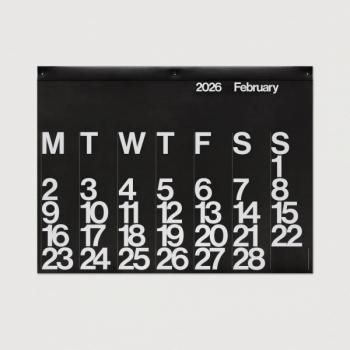  2026 Stendig Calendar ۥƥǥ  2026 By Massimo Vignelli Ź