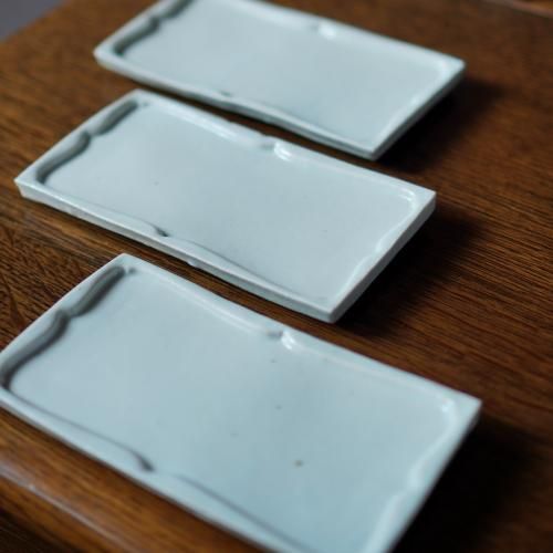 白瓷長角皿 陶芸家 鈴木まどか【Galleryてとて】