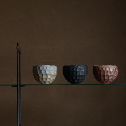 焼締面体碗 陶芸家 山本雅彦【Galleryてとて】