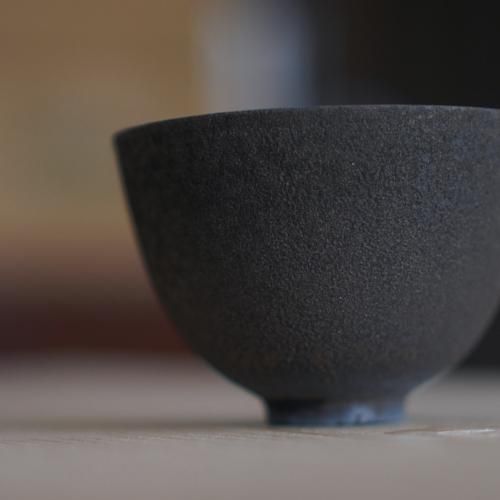 黒磁盃 陶芸家_松本治幸【Galleryてとて】