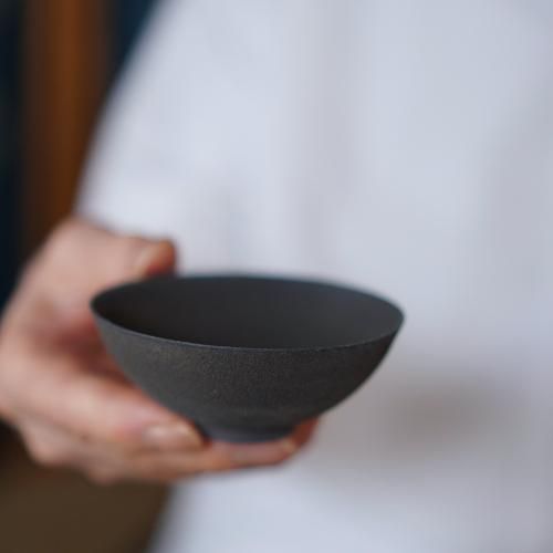 黒磁盃 陶芸家_松本治幸【Galleryてとて】