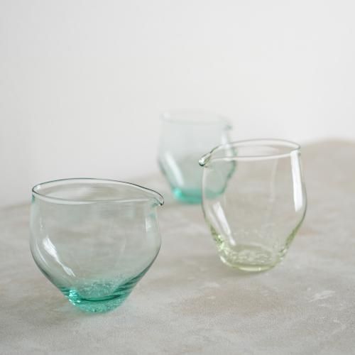 琵琶湖彩ガラス泡片口 ガラス作家 神永朱美【Galleryてとて】