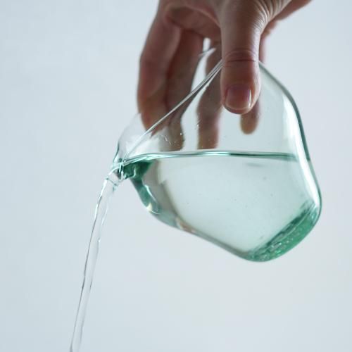 片口 ガラス製 琵琶湖彩ガラス泡片口 ガラス作家 神永朱美【Galleryてとて】