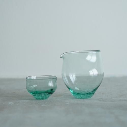 琵琶湖彩ガラス泡片口 ガラス作家 神永朱美【Galleryてとて】