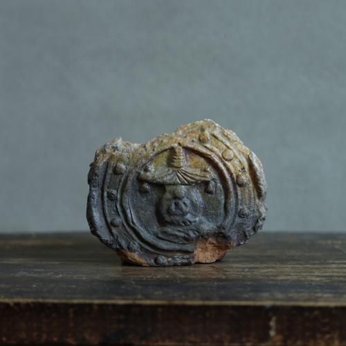伊賀丸瓦掛花入（共箱付） 新歓嗣【Galleryてとて】