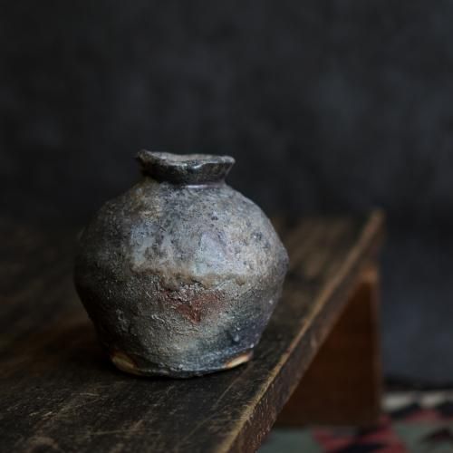 陶芸家_新学 伊賀小壺【Galleryてとて】