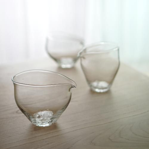ガラス泡片口 ガラス作家 神永朱美【Galleryてとて】 ガラス泡片口 ガラス作家 神永朱美【Galleryてとて】