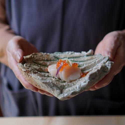大皿 灰釉大皿 陶器 信楽焼 灰釉 四角深大皿 約29cm 日本製 国産 和食器 和陶器