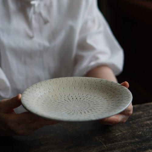 七寸皿 陶芸家 西川真衣【Galleryてとて】