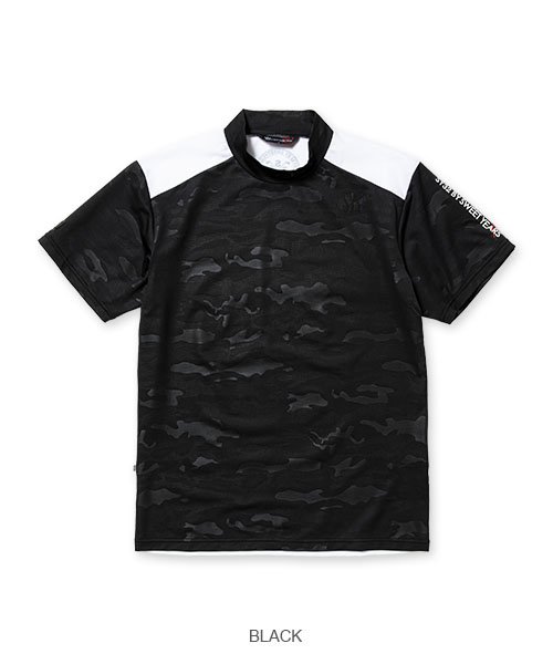 <img class='new_mark_img1' src='https://img.shop-pro.jp/img/new/icons1.gif' style='border:none;display:inline;margin:0px;padding:0px;width:auto;' />CAMO EMBOS MOCK NECK SHIRTS