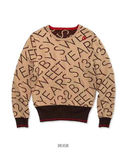 <img class='new_mark_img1' src='https://img.shop-pro.jp/img/new/icons20.gif' style='border:none;display:inline;margin:0px;padding:0px;width:auto;' />30%OFFSY LOGO KNIT SWEATERWOMEN'S