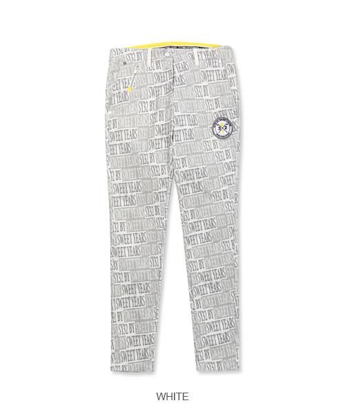 まさちー ✨SY32 by SWEET YEARS 総柄ゴルフパンツ 30%OFF】TOTAL PATTERN STRETCH CORDUROY PANTS｜WOMEN'S