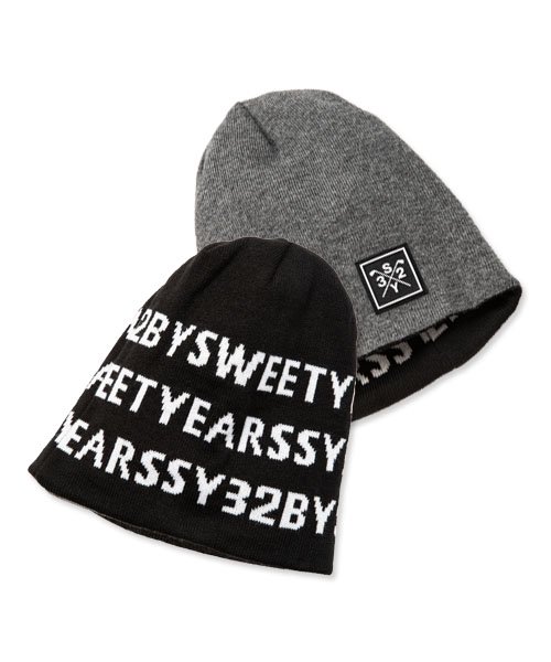 <img class='new_mark_img1' src='https://img.shop-pro.jp/img/new/icons1.gif' style='border:none;display:inline;margin:0px;padding:0px;width:auto;' />REVERSIBLE LOGO KNIT CAP