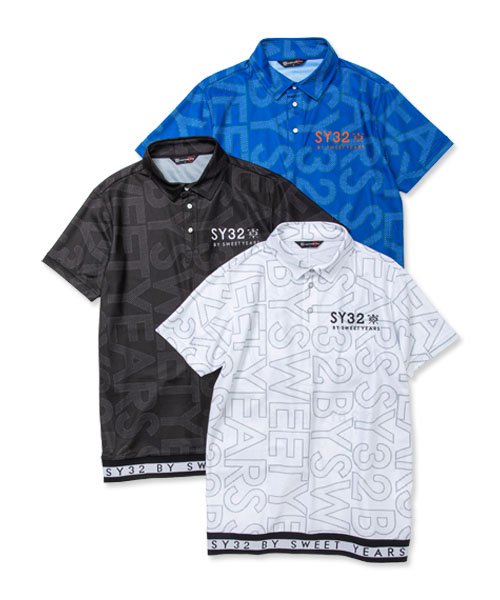 SYG MARIN LOGO POLO｜MEN'S - 【公式】SY32 by SWEET YEARS GOLF 