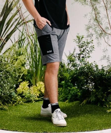 Carvico CARGO SWEAT HALF PANTS