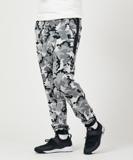 <img class='new_mark_img1' src='https://img.shop-pro.jp/img/new/icons20.gif' style='border:none;display:inline;margin:0px;padding:0px;width:auto;' />【30%OFF】CAMO JACQUARD ZIP SWEAT PANTS｜MEN'S