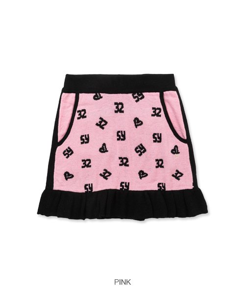 <img class='new_mark_img1' src='https://img.shop-pro.jp/img/new/icons20.gif' style='border:none;display:inline;margin:0px;padding:0px;width:auto;' />30%OFFSY LOGO KNIT SKIRTWOMEN'S