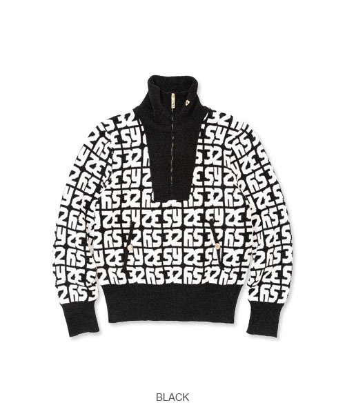 <img class='new_mark_img1' src='https://img.shop-pro.jp/img/new/icons20.gif' style='border:none;display:inline;margin:0px;padding:0px;width:auto;' />30%OFFSY LOGO KNIT ZIP UP SWEATERWOMEN'S