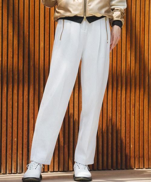 すいページ 30%OFF】TWILL TUCK WIDE TAPERED PANTS｜WOMEN'S - 【公式