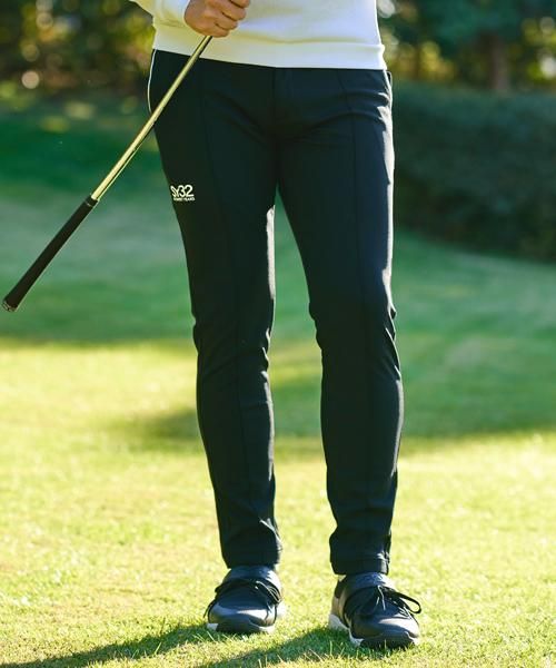 SY 32ゴルフパンツブラックXL DOUBLE FACE TEXBRID LONG PANTS